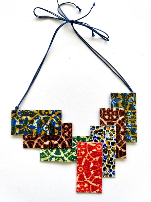 Colar Lloyd Wright Tiles 01 – Colar Modular Sustentável