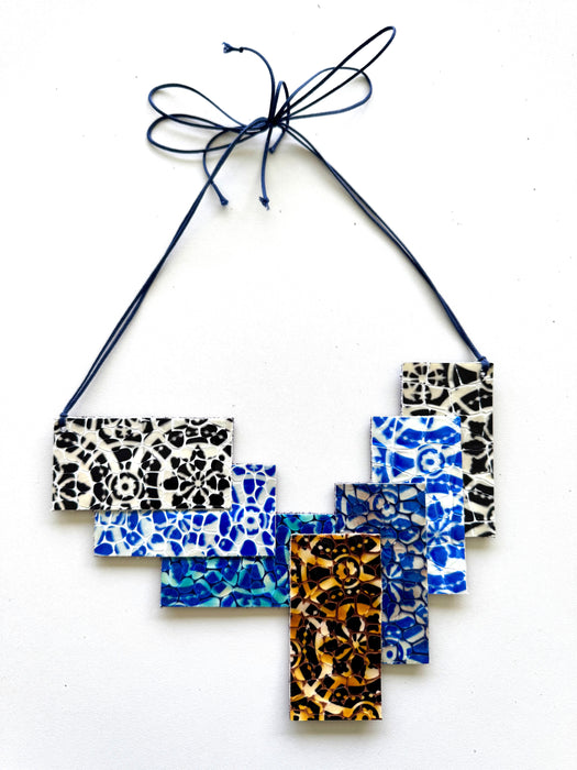 Colar Lloyd Wright Tiles 02 – Colar Modular Sustentável