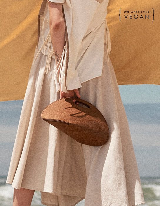 Bolsa SHELL em Malai Castanha