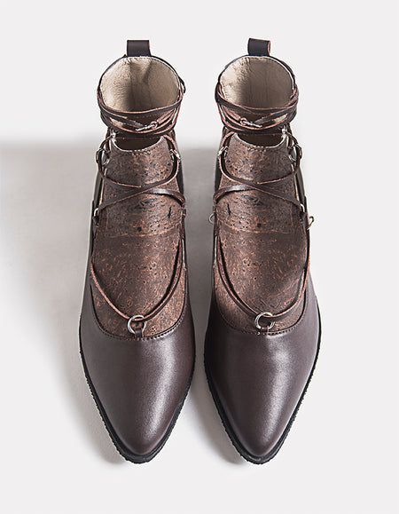 Ballerina Castanho Vegan