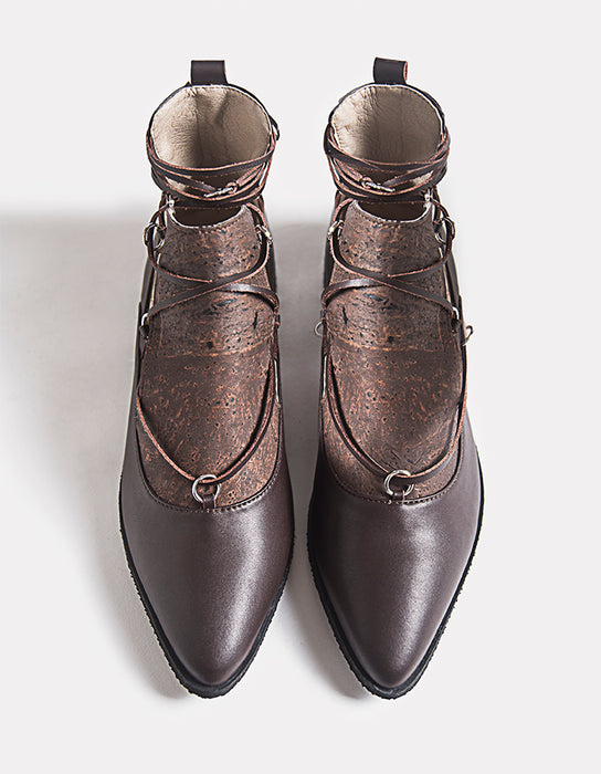 Ballerina Castanho Vegan