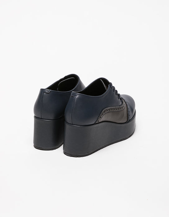 Sapatos Dali Derby Azul & Castanho