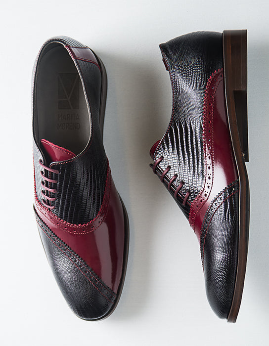 Dali Oxford Homem Bordeaux & Preto