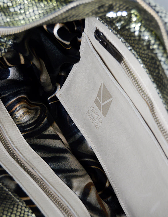 Bolsa Dugite Metálica Upcycling