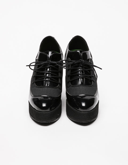 Sapatos Magrite Verniz & Asfalto Preto