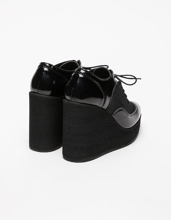 Sapatos Magrite Verniz & Asfalto Preto