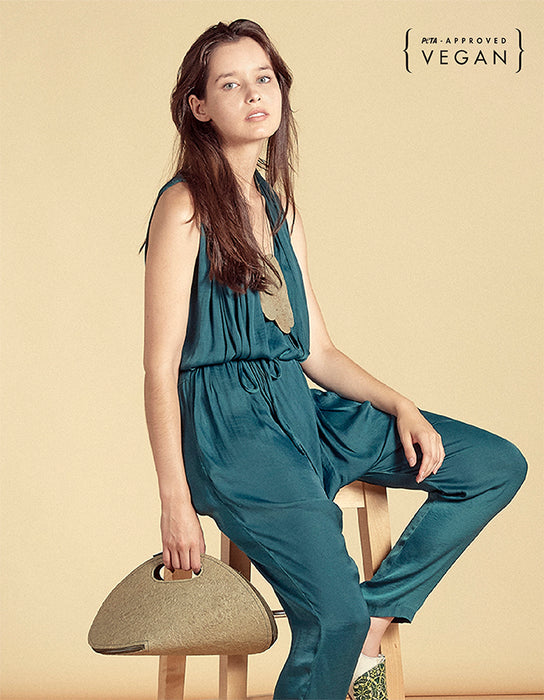 Bolsa SHELL em Malai Verde Menta