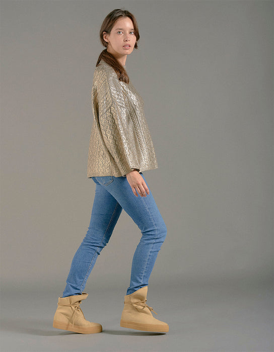 Botas Michone Bege Claro