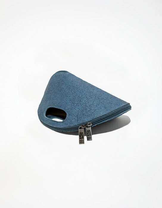 Bolsa SHELL em Pinatex Azul