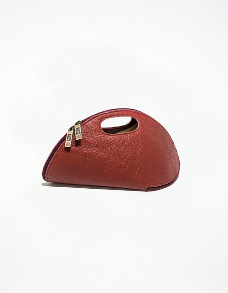 Mala Shell Pinatex Bordeaux