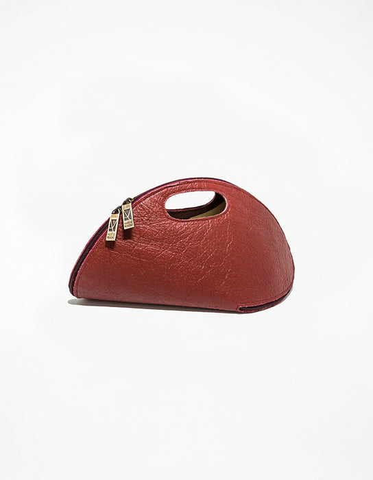 Mala Shell Pinatex Bordeaux