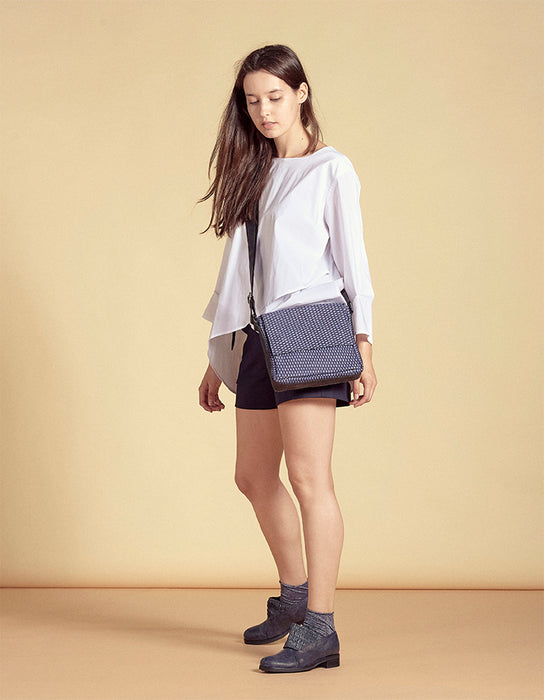 Sapatos Shadows Flat Azul Senhora