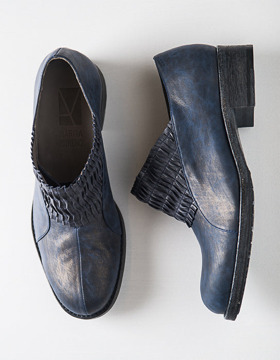 Sapatos Shadows Flat Azul Senhora