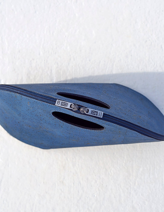 Bolsa SHELL em Cortiça Azul