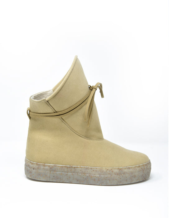 Botas Michone Bege com Pêlo