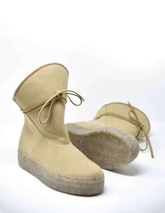 Botas Michone Bege com Pêlo