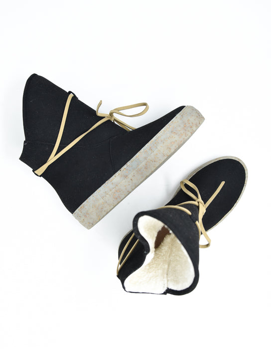 Botas Michone em Preto com Pêlo