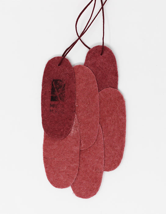 Pieces Assymmetrical S - Pink & Bordeaux Pinatex