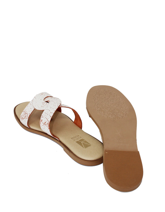 Sandália Ring em Bio Couro Branco - Edição Limitada