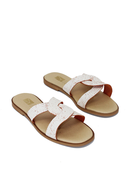 Sandália Ring em Bio Couro Branco - Edição Limitada