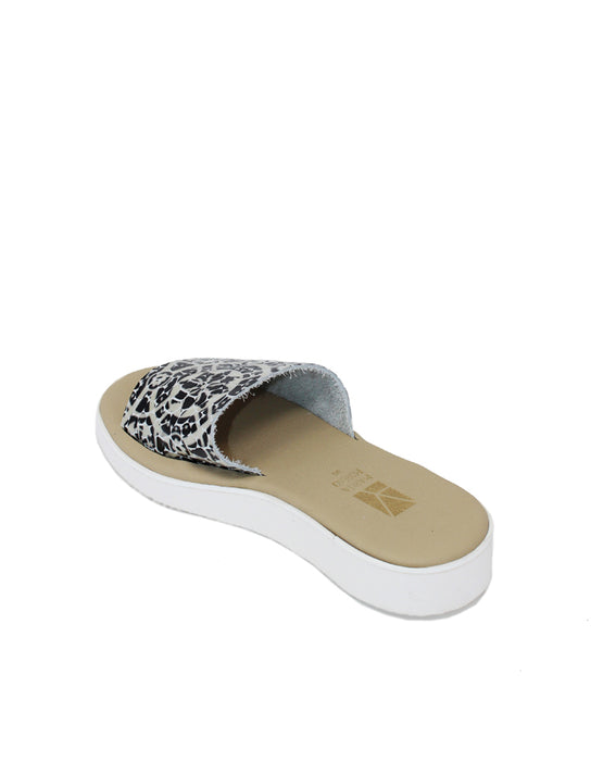 Sandália Plataforma Tira Preto e Branco - Edição Limitada