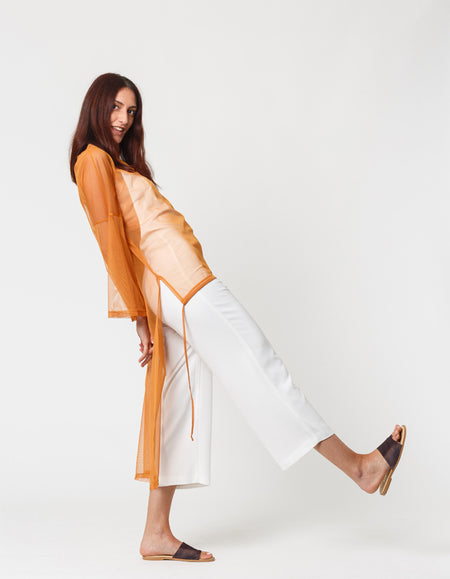 Sandália Flat Tira Bronze - Edição Limitada