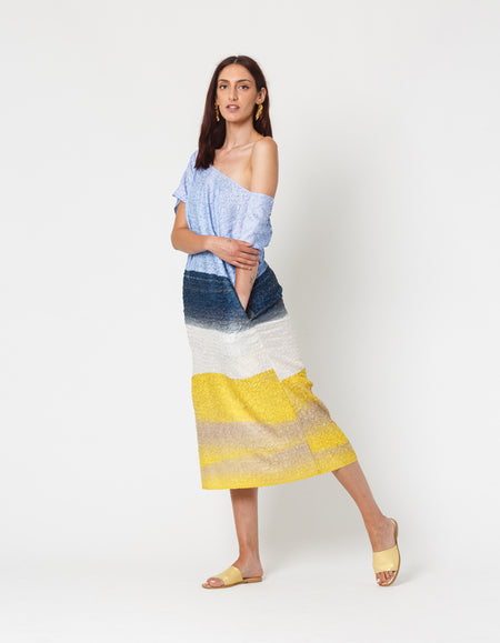 Sandália Flat Tira Amarela - Edição Limitada