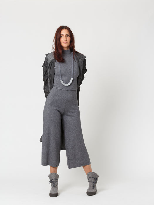 Botas Michone em Burel Cinza e Pêlo